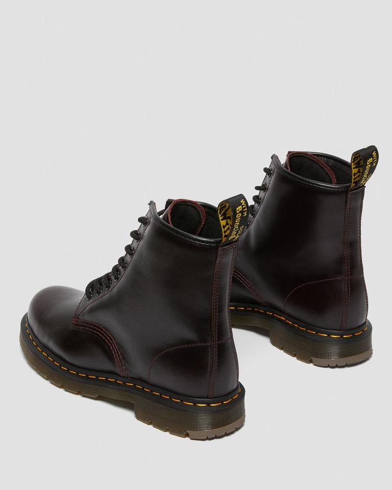 Dr Martens 1460 Slip Resistant Atlas Læder Snørestøvler Dame Bordeaux | DK 201ZUT